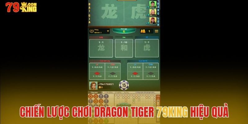 Chiến lược chơi Dragon Tiger 79King hiệu quả