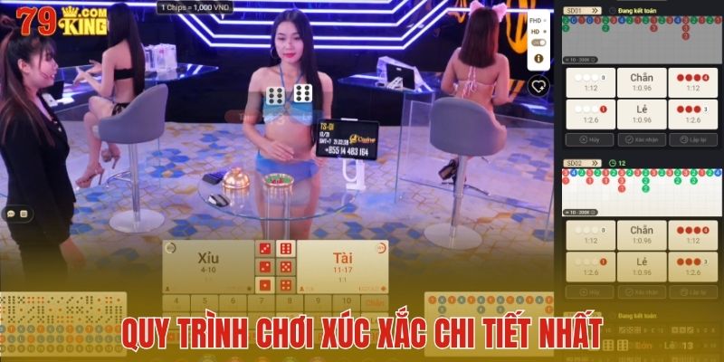 Hướng dẫn quy trình chơi xí ngầu tại 79King