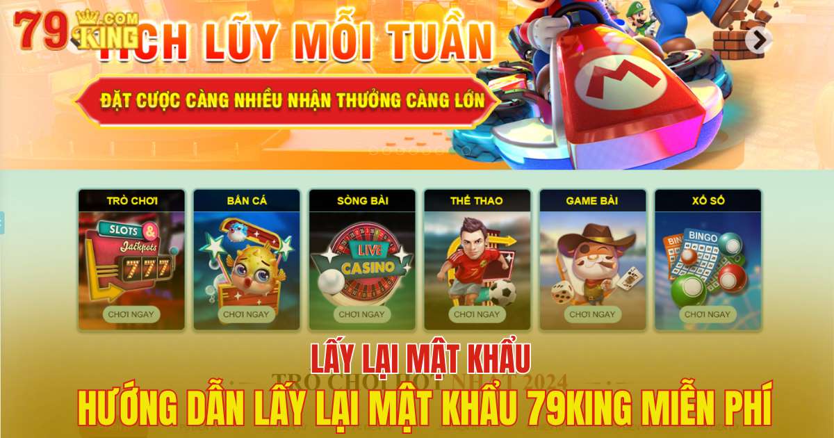 lấy lại mật khẩu 79King